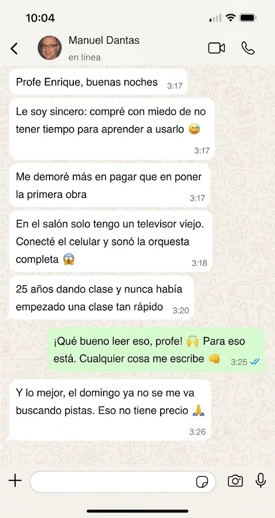 Testimonio de un maestro